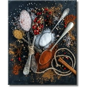 Kitchen Spices Kitchen D?cor Picture on Stretched Canvas, Wall Art D?cor, Ready to Hang