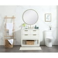 thumbnail image 6 of Elegant Decor Larkin 36" MDF Single Bathroom Vanity with Backsplash in White, 6 of 8