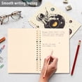 thumbnail image 4 of FORMRS 1-Subject Spiral Notebook 8" x 5" College Ruled 60 Refillable Sheet A5 Hard Cover, 2 Pack, Beige Astronaut Planet, 4 of 7
