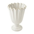 thumbnail image 4 of The Pioneer Woman Stoneware Scalloped Vase, Cream, 9", 4 of 6