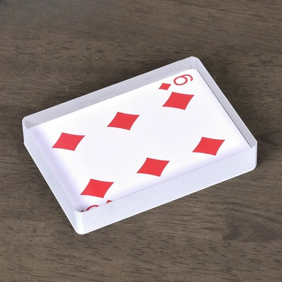 1PC Omni Deck Glass Card Deck Ice Bound Magic Tricks Sign Card to Clear Block Magia Close Up Card Illusion Accessories Gimmick