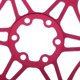 thumbnail image 5 of Rotor de bicicleta de Rotor de freno de disco flotante de 180mm para bicicleta de carretera bicicleta de montaña rojo kusrkot Rotor de freno de disco de bicicleta, 5 of 8