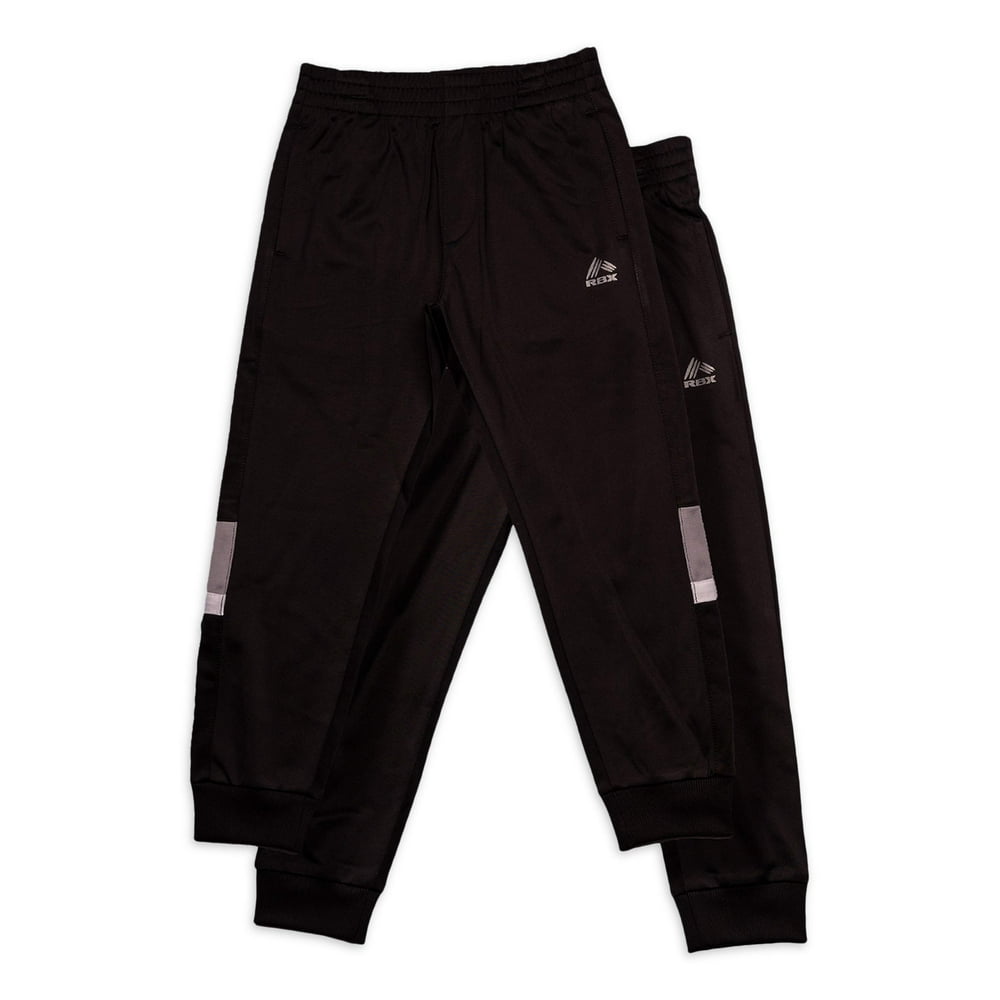 RBX - RBX Boys Tricot Performance Joggers Pants, 2-Pack, Sizes 4-20 ...