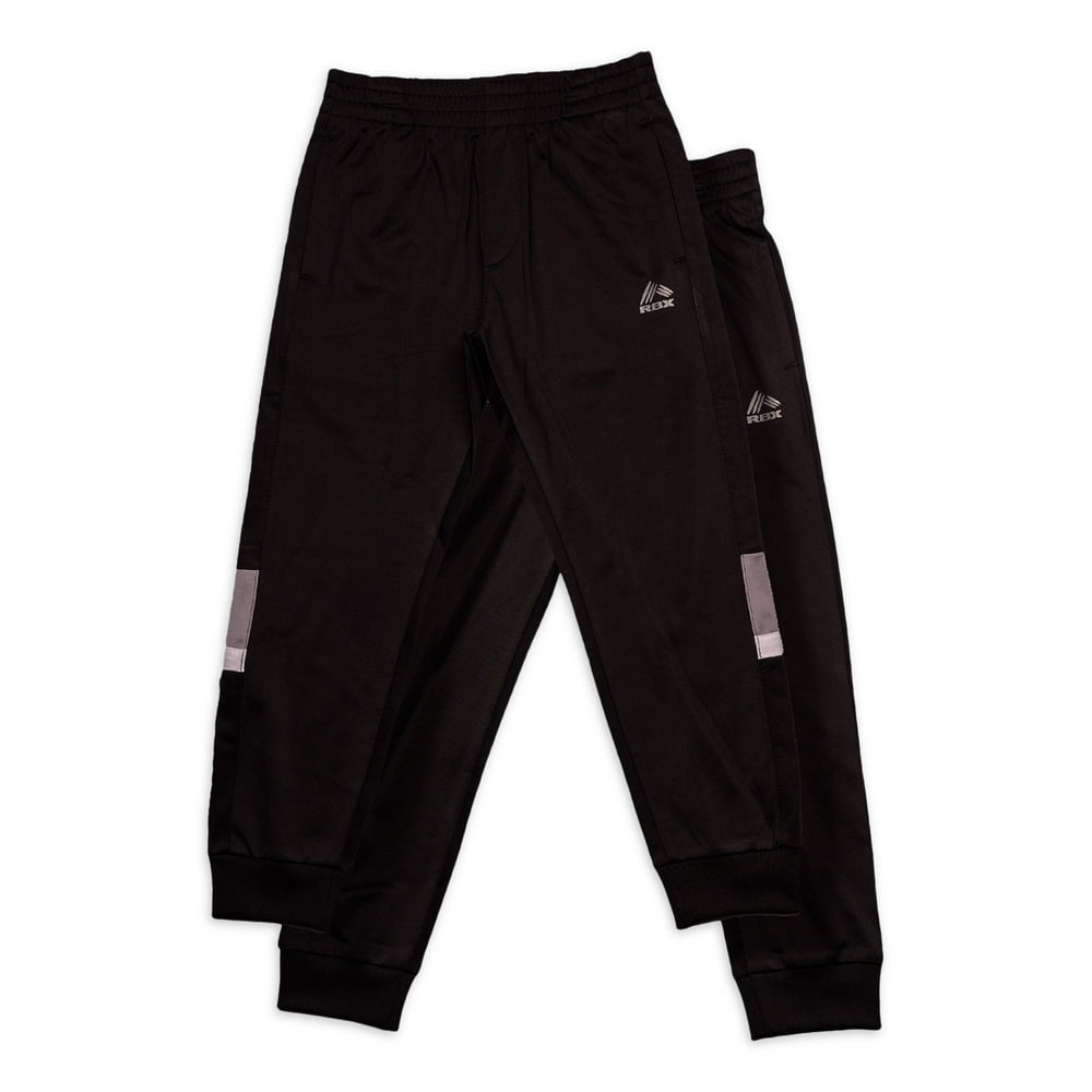 RBX - RBX Boys Tricot Performance Joggers Pants, 2-Pack, Sizes 4-20 - Walmart.com - Walmart.com