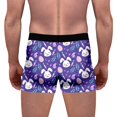 thumbnail image 3 of Easter Themed Boxer Briefs for Men Soft Breathable Holiday Underwear Purple S, 3 of 5