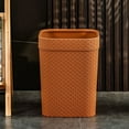 thumbnail image 5 of COFEST Imitation Rattan Home Large Trash Can For Home Or Office,Desk Trash Can-Lightweight,Sturdy For Under Desk,Kitchen,Bedroom,Den,Dorm Room Orange, 5 of 6