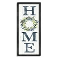 thumbnail image 2 of Stupell Industries Home Sign Botanical Leaf Wreath Grain Pattern Graphic Art Gray Framed Art Print Wall Art, Design by Kristen Brockmon, 2 of 5
