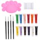 thumbnail image 1 of Nail Art Brush Pen Nail Art Palette Nail Gel Polish Pen Holder Manicura Nail Art Set4pcs, 1 of 5