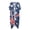 Australian Flag, variant on High Quality Fabrics Women's Swimsuit Cover Up Shirt for Beach Casual Free Size Bathing Suit Cover Up Sunflower Pattern Design