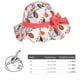 thumbnail image 2 of Gorro de sol ajustable y transpirable para bebé, protección solar, para verano, para niñas y niños pequeños, gorro de pescador con ala ancha y protección UV, UPF 50+, unisex, 2 of 6