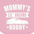 thumbnail image 4 of Inktastic Mommys Lil Racing Buddy Boys or Girls Baby Bib, 4 of 4