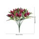 thumbnail image 3 of Adornos de tulipanes artificiales para mesas de hotel | Decoraciones con flores de tulipán artificiales para bodas | Fotografía de bodas y ramo de novia, 3 of 6