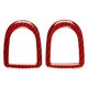 thumbnail image 1 of Cubierta de Embellecedor de Marco de Botón de Cerradura de Puerta de Coche para 2009 2010 2011 2012 2013 Coche Accesorios, fibra roja, 1 of 5