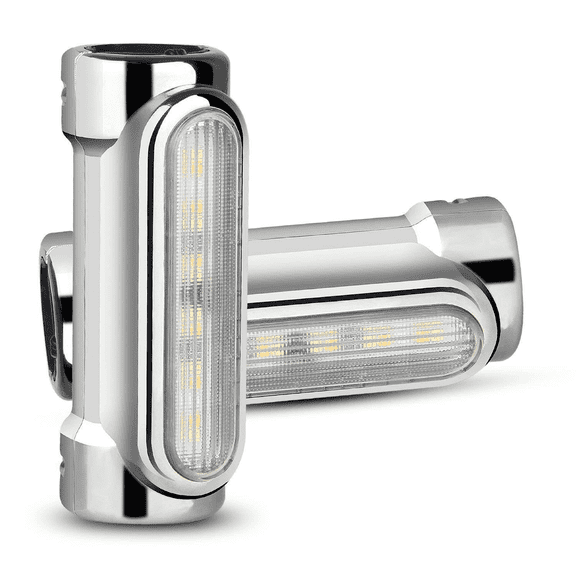 Harley Motorcycle LED White Daytime Yellow Turn Bumper Lights Motorcycle Bumper Turn Signal Lever Lights