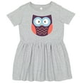 thumbnail image 3 of Inktastic Owl Girls Toddler Dress, 3 of 5
