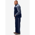 thumbnail image 2 of KingSize Men's Big & Tall Colorblock Velour Tracksuit, 2 of 5