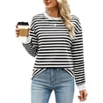 thumbnail image 4 of WEAIXIMIUNG Sweat à Capuche Zippé pour Femmes, Contraste de Couleur, Col Rond, Manches Longues, Décontracté, 4 of 8