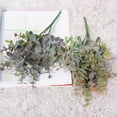 thumbnail image 3 of Artificial Plants Eco-friendly Realistic Appearance Ornamental Faux Green Plants Eucalyptus Branch for Garden, 3 of 8