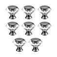 thumbnail image 1 of 8pcs Crystal Knobs For Furniture Easy-to-install Wide Range Of Applications Kitchen Cabinet Handle, 1 of 6