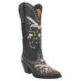 thumbnail image 2 of Dingo Women's Full Bloom Western Boot Round Toe Black 6 M  US, 2 of 5