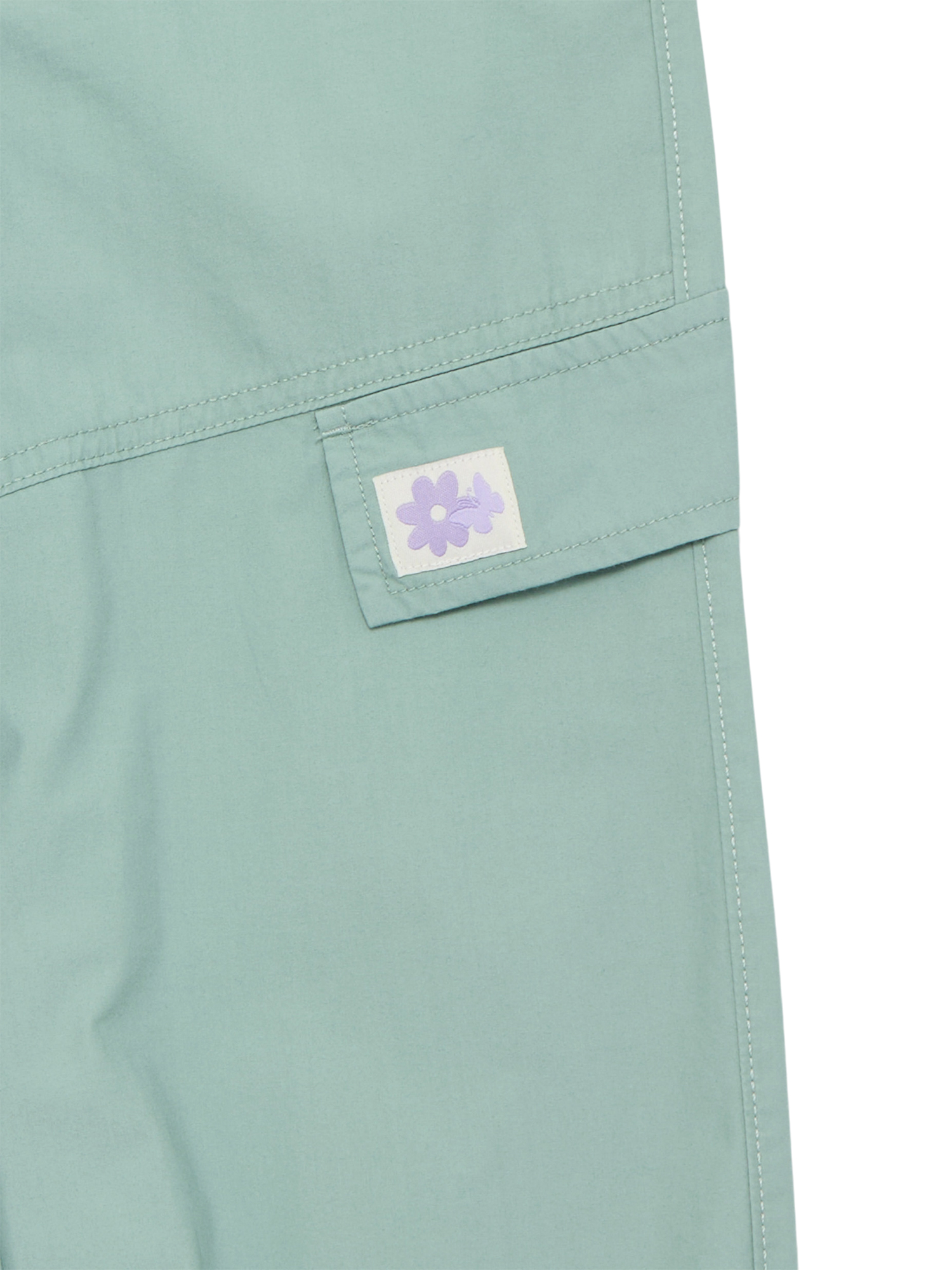 Wonder Nation Little Girls Cotton Parachute Jogger Pants, Sizes 4-10