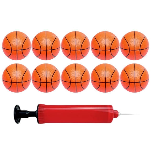 Misterolina Small Mini Children Iatable BasketballsWith Kids Sports Pump US Toy
