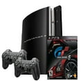 thumbnail image 1 of Restored Sony Playstation 3 PS3 Console Original 80GB Black with Gran Turismo 5 and Two Retrofam Controllers (Refurbished), 1 of 5