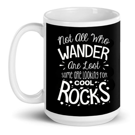 

Geologist Rockhounding Rock Collector Mineral Geology Collect Gift Ceramic Mug 15oz (White;15oz)