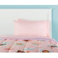 thumbnail image 3 of Your Zone 7 Piece Pink Fairies Reversible Polyester Bedding Set for Kids, Full, 3 of 5
