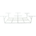 thumbnail image 3 of Display Shelves 3x8FT Overhead Garage Storage Rack, Heavy-Duty Metal Garage Ceiling Storage Rack, 22''-40" Adjustable Ceiling Drop-Down, 600 lb. Loading Weight Capacity, White Color,Wooden Display Sh, 3 of 6