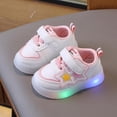 thumbnail image 2 of Gubotare Toddler Walking Shoes Girl Light Up Toddler Boys Girls Shoes Led Flashing Lightweight Tennis Walking Sneakers for Toddler and Little Kid Size 4 (Pink,4 Toddler), 2 of 6