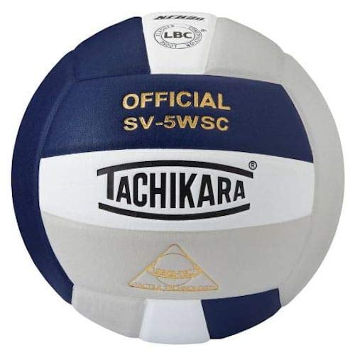 Tachikara de voleibol para interiores, color azul marino plateado