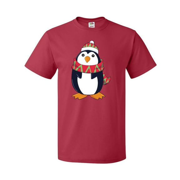 Inktastic Cuddly Christmas Penguin T-Shirt