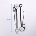 thumbnail image 3 of JDMSPEED Nouveau Kit de Conversion de Régulateur de Levage de Fenêtre Électrique Universel avec Interrupteurs, Câblage et Matériel pour Pickup SUV Camionnette Van Voiture à 2 Portes, 3 of 6