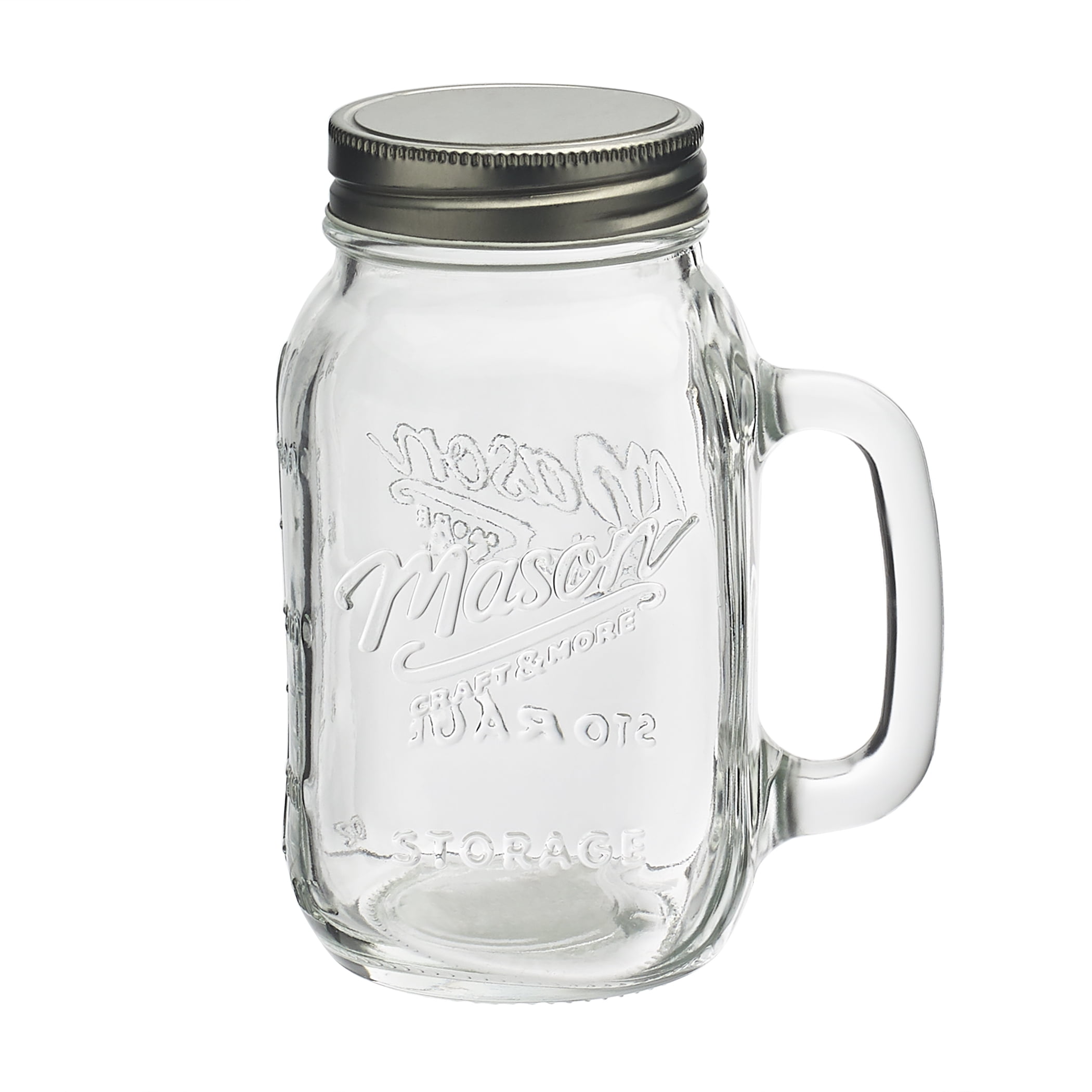 Eastland Large Mason Jar with Handle Set of 6 - Save-On-Crafts