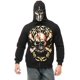 thumbnail image 1 of Sudadera con capucha de disfraz de calavera y huesos cruzados extragrande XL 32-33 para niños Charades 726123406610, 1 of 1