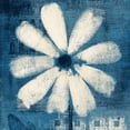 thumbnail image 2 of Studio Mousseau 26x26 Gold Ornate Wood Framed with Double Matting Museum Art Print Titled - Daisy for Belinda Blue, 2 of 4