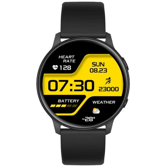 Smartwatch Reloj Inteligente Fralugio Mx1 Full Touch Sport Negro Lujo