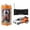 Orange, variant on SugarBloom Small RC Car with Roadblocks & Cans Design, Micro Remote Control Simulation Racer, Creative Gift for Beginners,Black