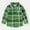 Green, variant on HOMADLES Boys Shirts Long Sleeve Lapel Plaid Button Down Shirts for Boy Campus Style, Uniform Shirt Brown 12 Months