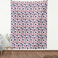thumbnail image 3 of Ambesonne 4th of July Fabric by the Yard Upholstery, Grunge Pattern USA, 10 Yards, Ruby Violet Blue White, 3 of 4