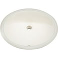 thumbnail image 2 of American Imaginations 19.5-in. W CUPC Oval Bathroom Undermount Sink Set In Biscuit - Chrome Hardware AI-26850, 2 of 8