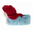 thumbnail image 3 of Disney Little Mermaid 3D Slippers Ariel and Flounder Warm Fluffy House Girls Slippers (Toddler Little Kids), Blue, Size: 13 1, 3 of 7