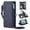 Darkblue, variant on Compatible with Google Pixel 9 Pro XL Case Wallet with Card Holder for Women Men, PU Leather Magnetic Snap Flip Zipper Wrist Strap and Crossbody Strap Stand Case for Google Pixel 9 Pro XL, Black