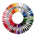 thumbnail image 2 of Advancent 50 Uds. De hilos de rama de línea de seda para bordado de colores aleatorios, hilo similar, madeja de hilo de punto de cruz, hilo de Artesanía, 2 of 6