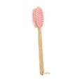 thumbnail image 3 of Body Brush Double Sided Long Handled Back Scrubber Lotion Body Shower Bath Brush 42cmx7.5cm, 3 of 8