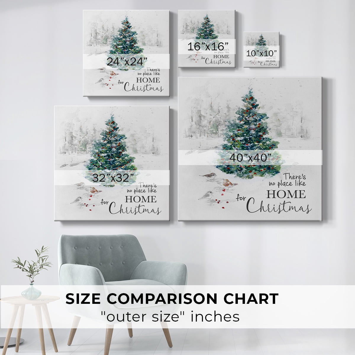 Home For Christmas- Gallery Wrapped Canvas