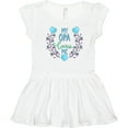thumbnail image 3 of Inktastic My Opa Loves Me with Flowers and Hearts Girls Toddler Dress, 3 of 5