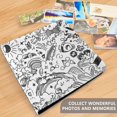 thumbnail image 4 of FORMRS 3 Ring Photo Album 4"x6" Self Adhesive Large Capacity PU Leather Cover, Rainbows Clouds, 4 of 8
