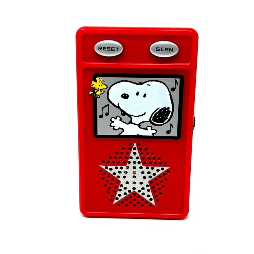 Maycs Snoopy WoodStock FM Scaner Radio Only